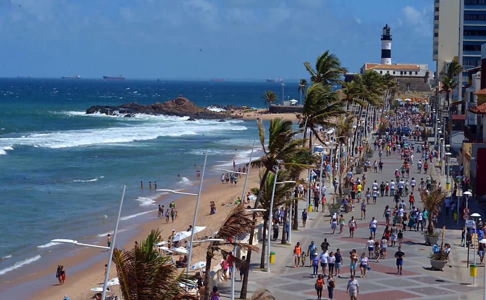 Apartamento Temporada Farol Barra Flat Salvador Chambre photo